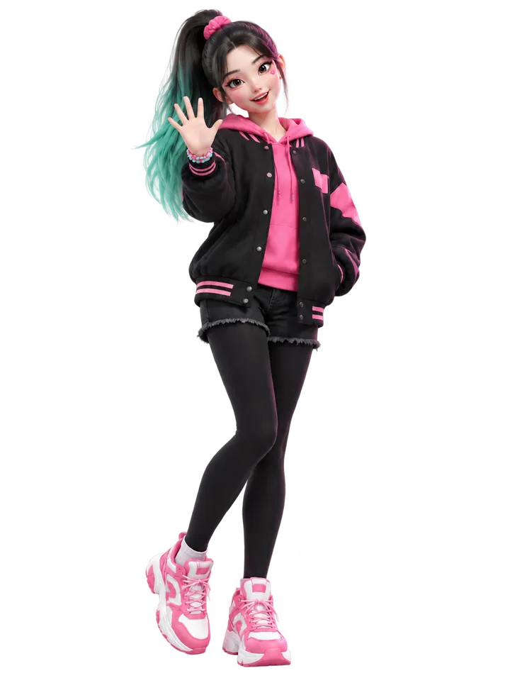 Full-body art of Daon