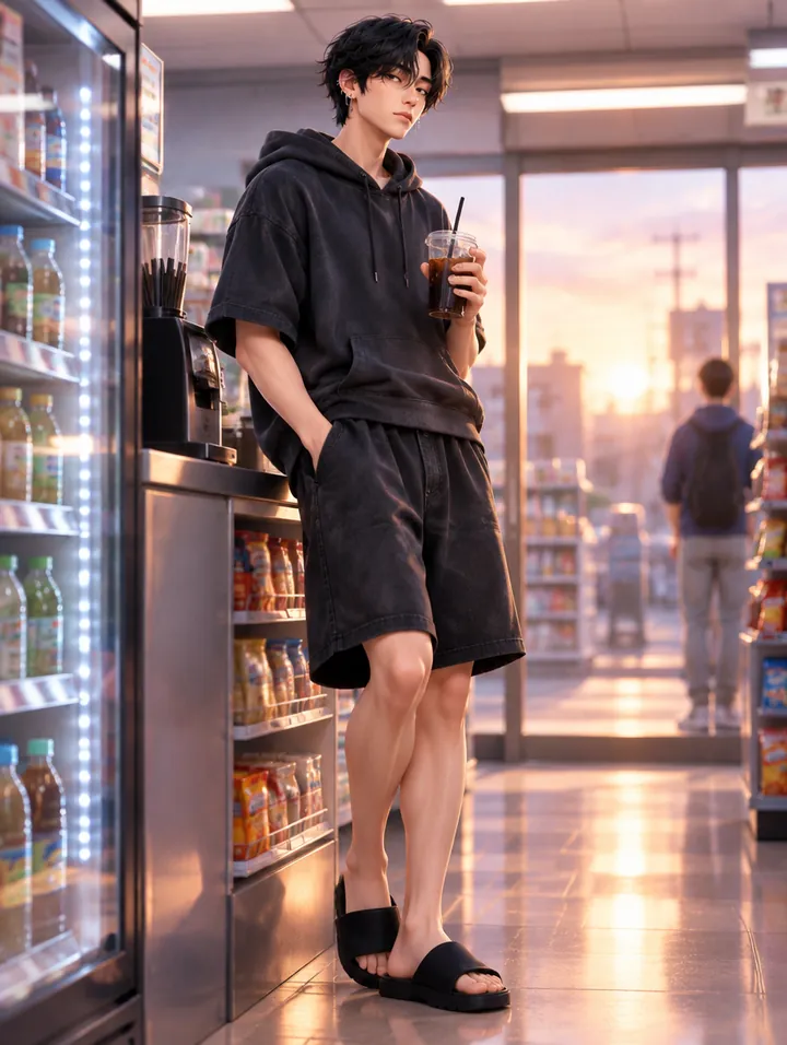 하람 여름 · 새벽 편의점