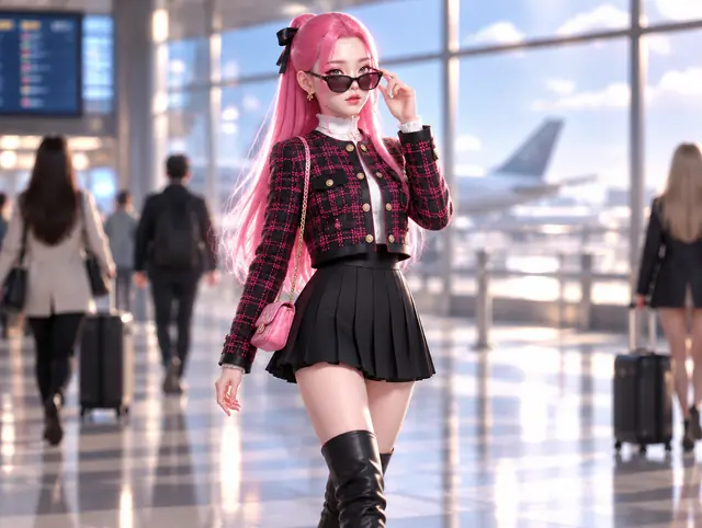 Hayul 出国・空港ファッション