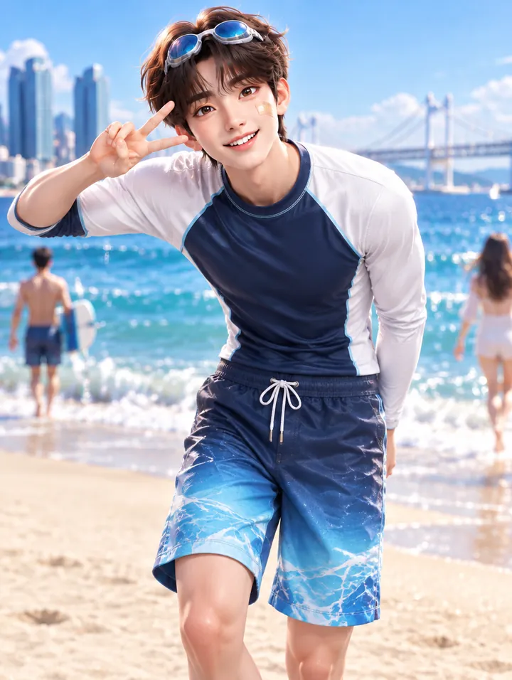 Jun Verano · Nadando en Gwangalli