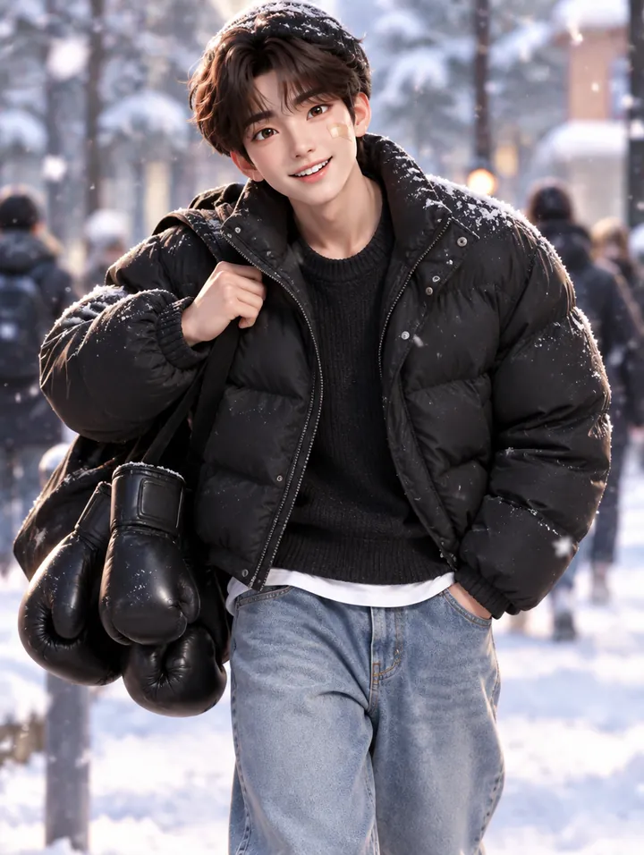Jun Invierno · Camino al gimnasio de boxeo