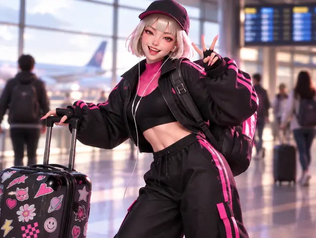 Rin Departure · Airport Fashion
