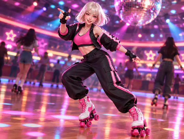 Rin Day off · Roller rink