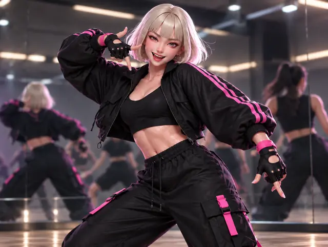 Rin Practice room · Making choreography