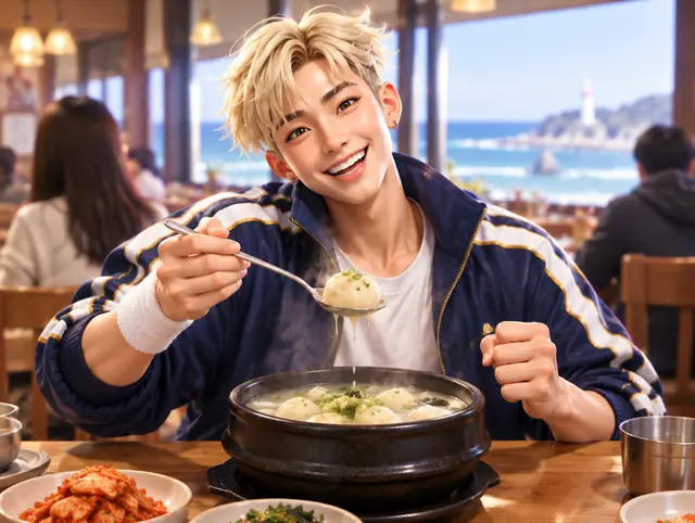 태오 강릉 · 감자옹심이